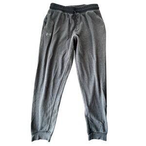 Under Armour Jogger Sweatpants Men L Gray Loose Fit Athletic Training Loungewear